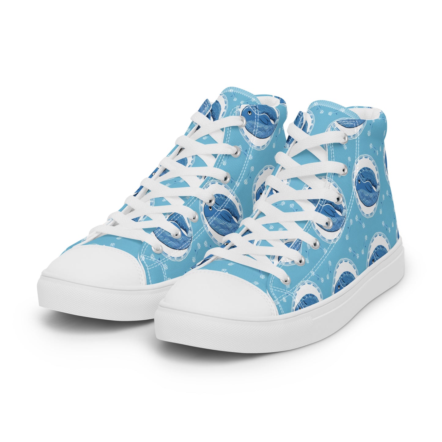 Women’s high top canvas shoes