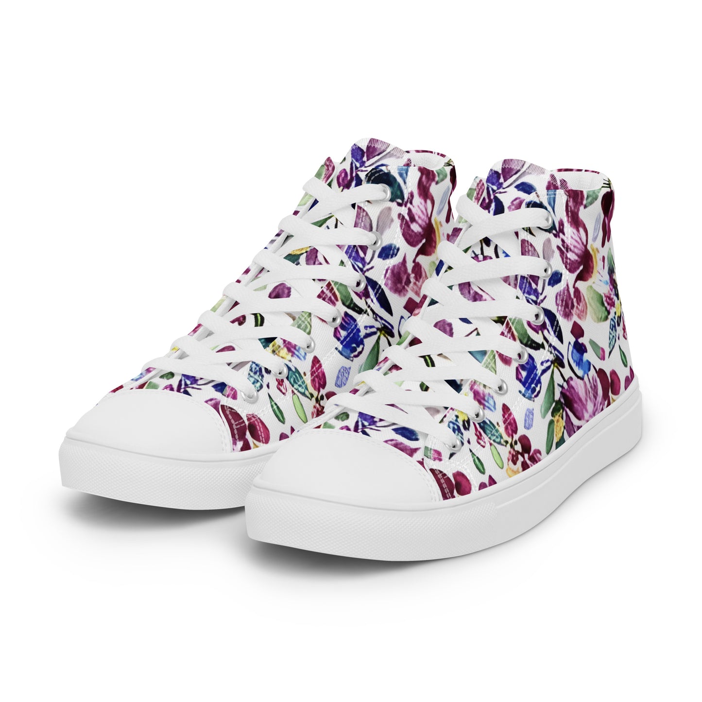 Women’s high top canvas shoes