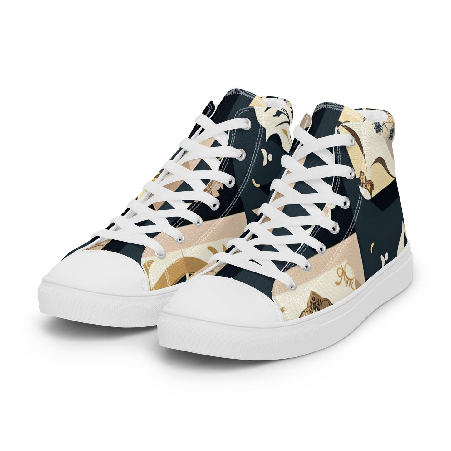 Women’s high top canvas shoes