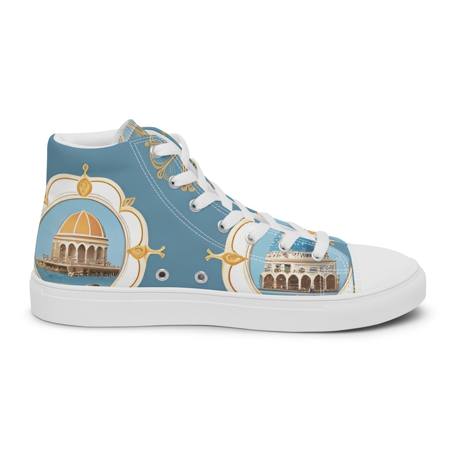 Women’s high top canvas shoes