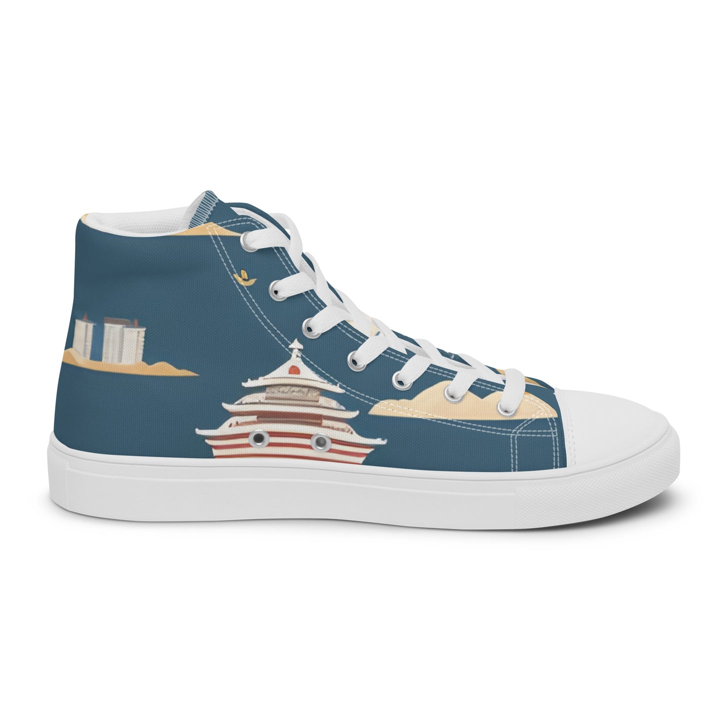 Women’s high top canvas shoes