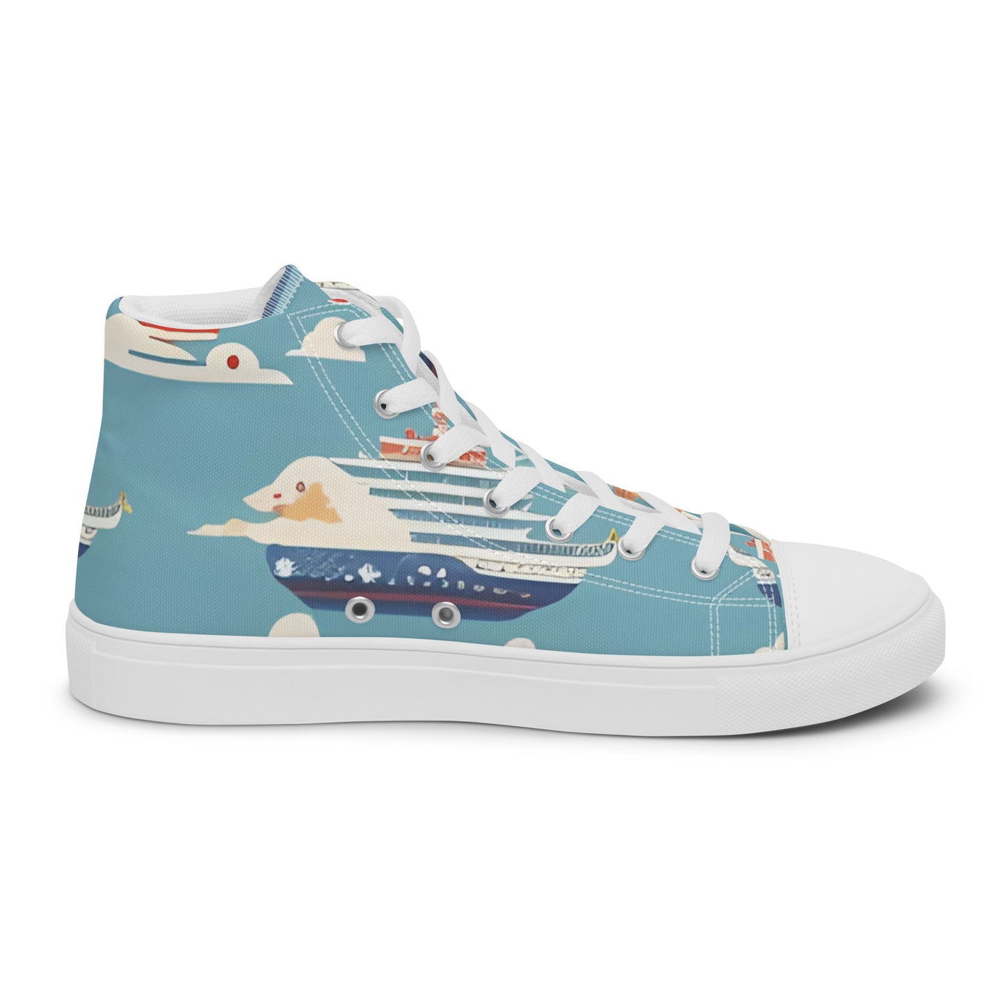 Women’s high top canvas shoes