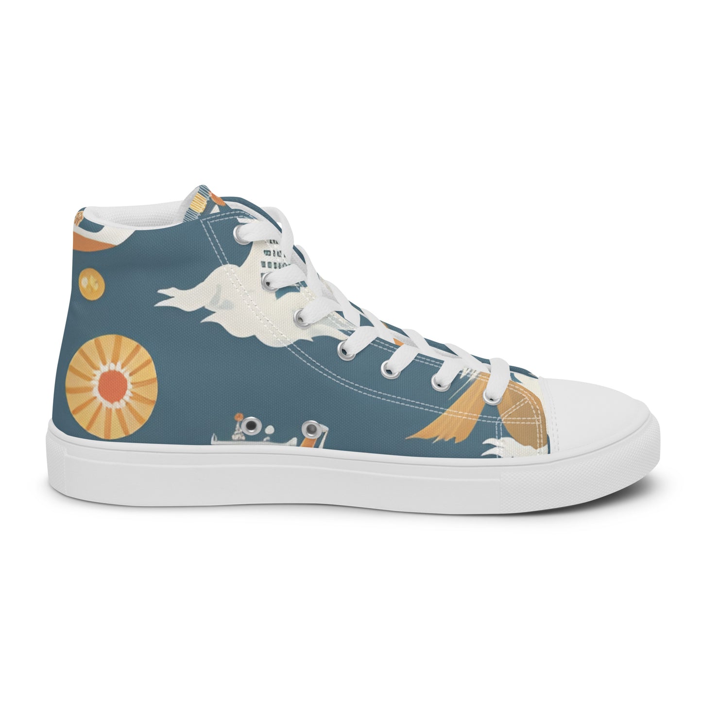 Women’s high top canvas shoes