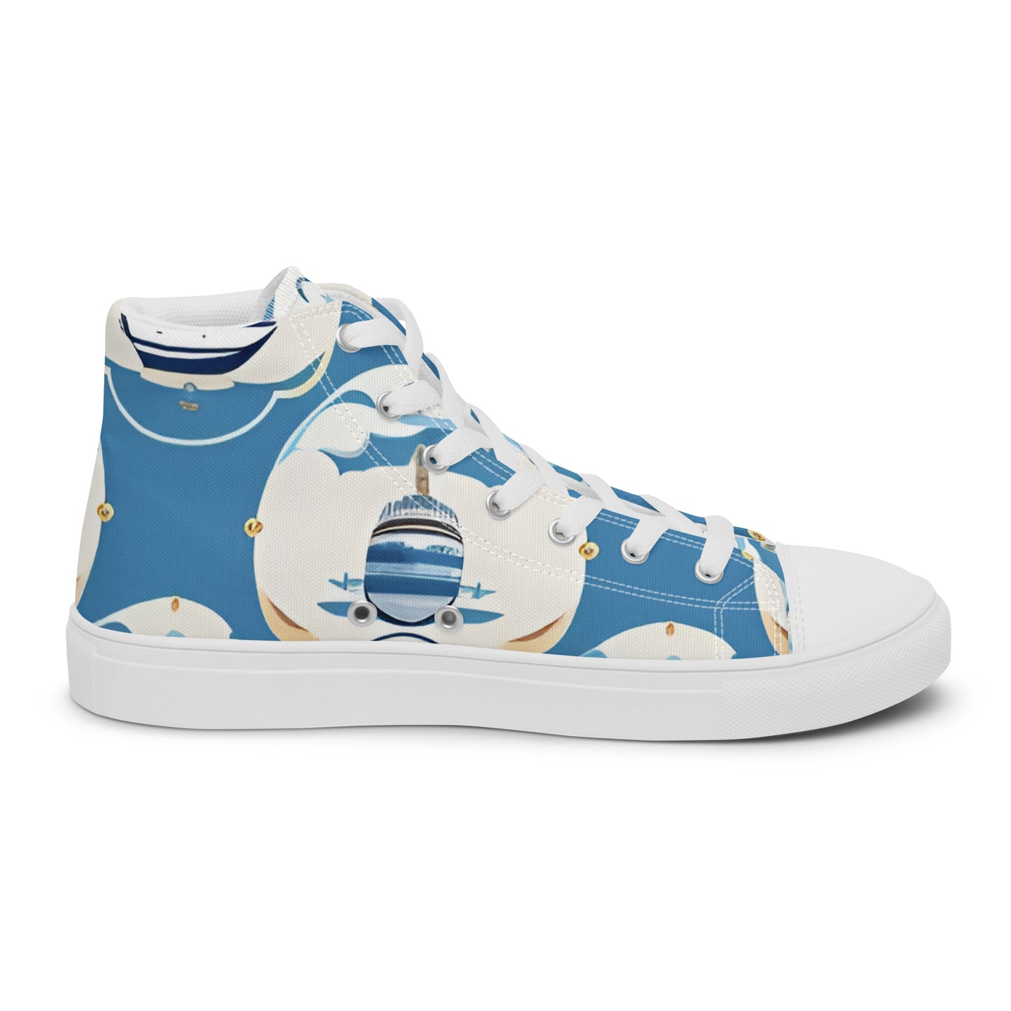 Women’s high top canvas shoes