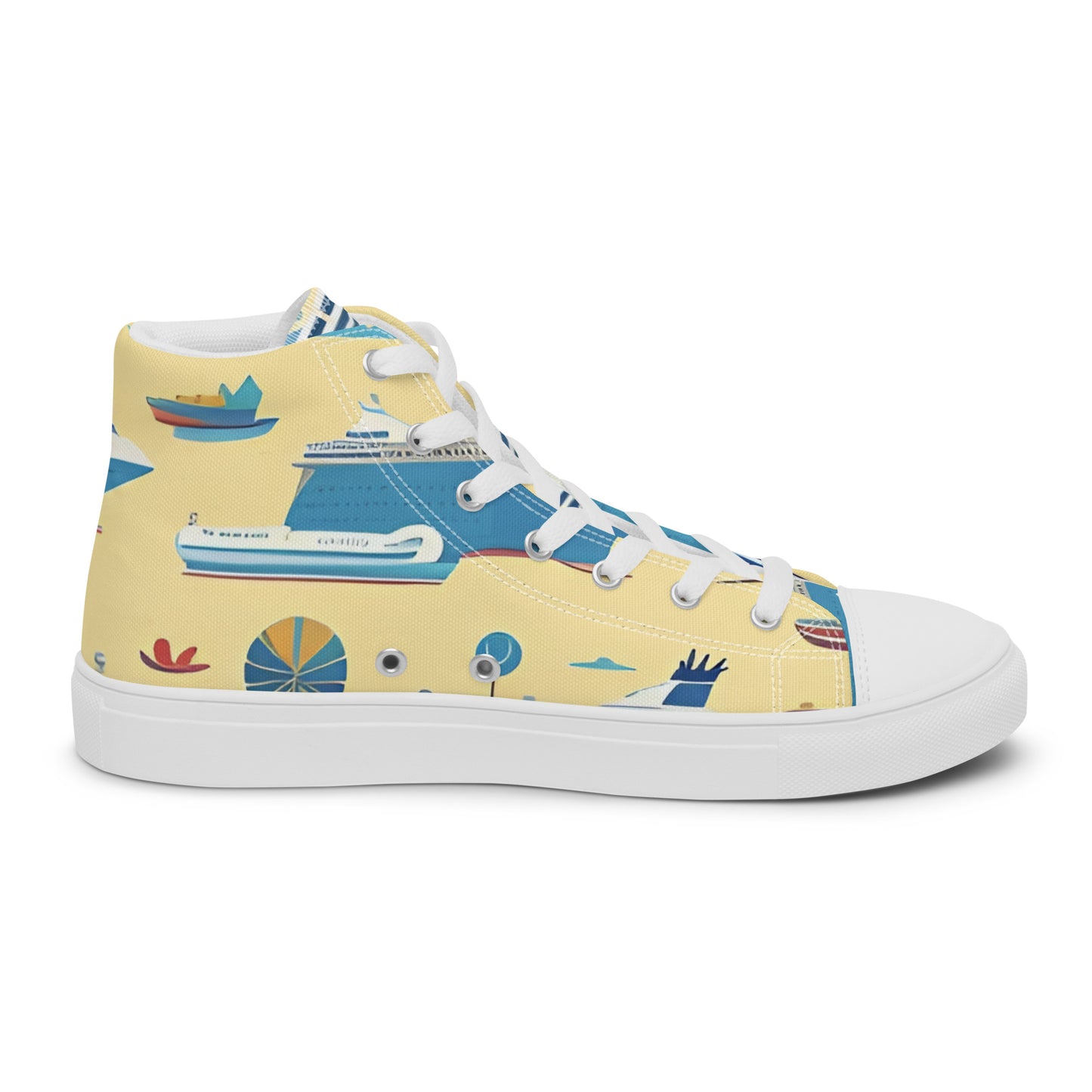 Women’s high top canvas shoes