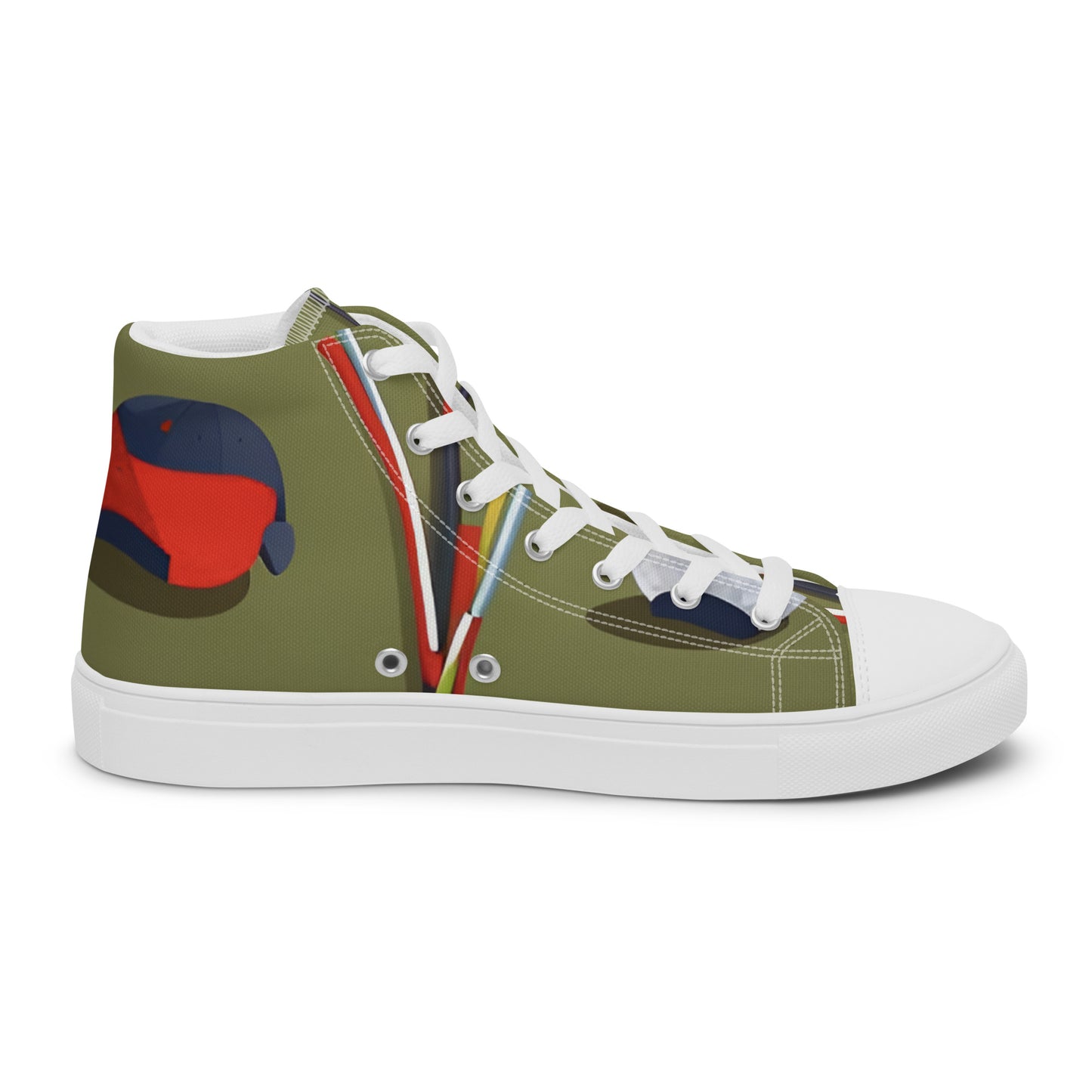 Women’s high top canvas shoes