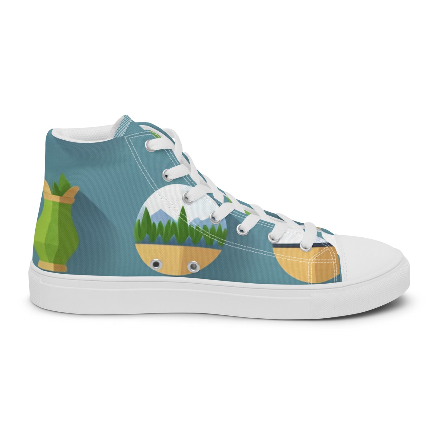 Women’s high top canvas shoes