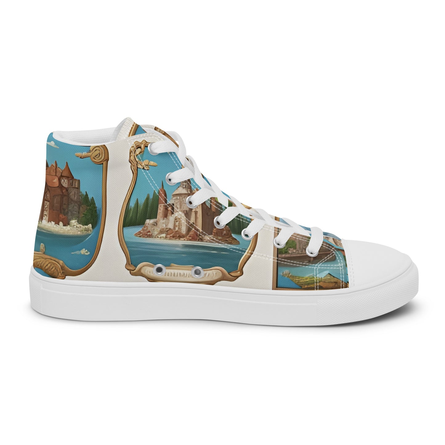 Women’s high top canvas shoes