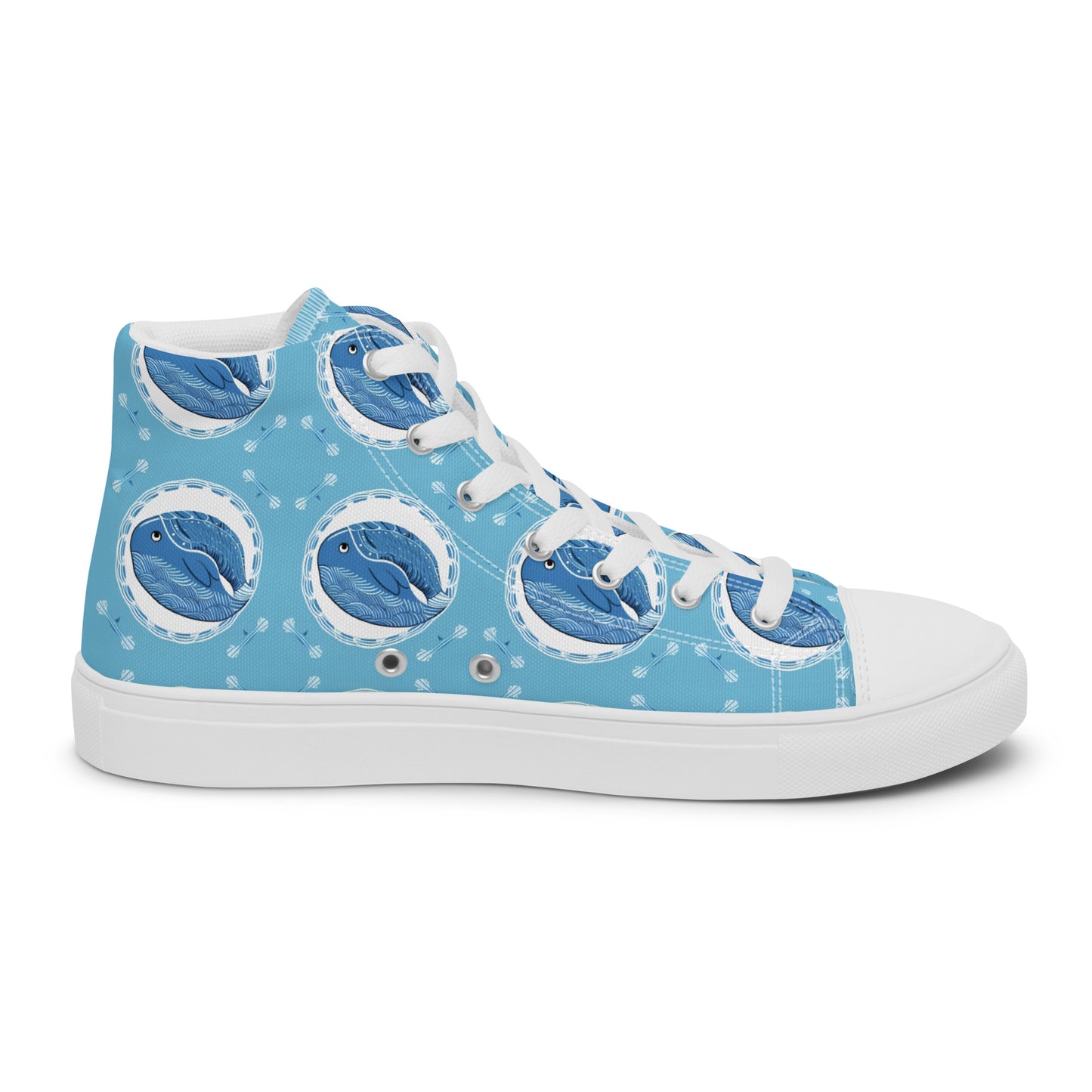 Women’s high top canvas shoes