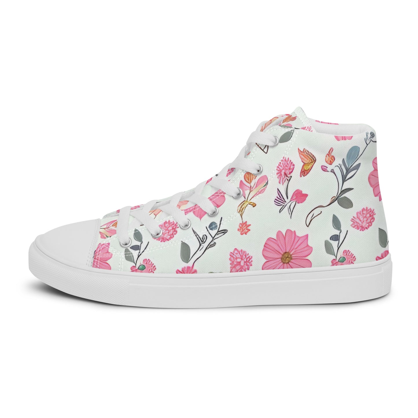 Women’s high top canvas shoes