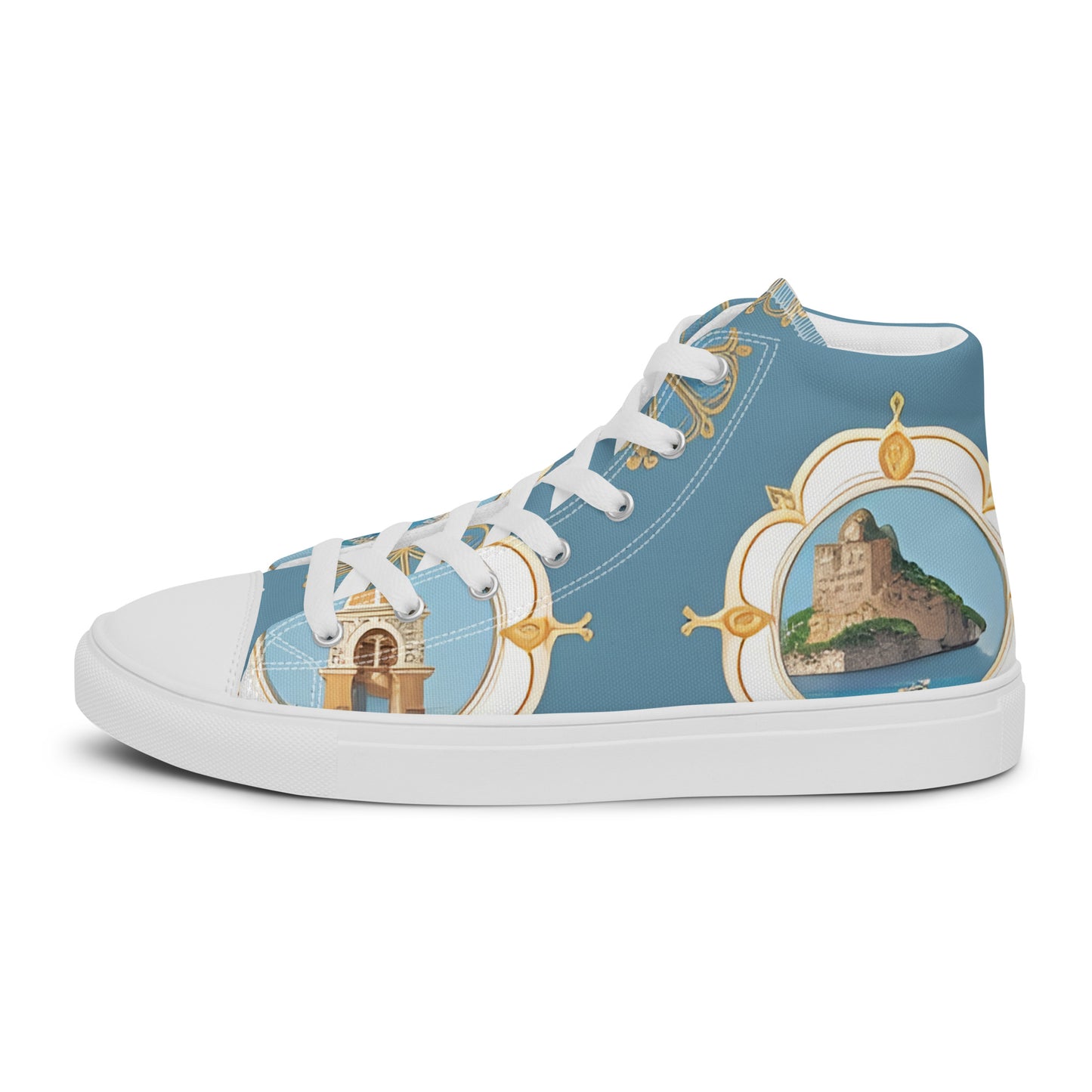 Women’s high top canvas shoes