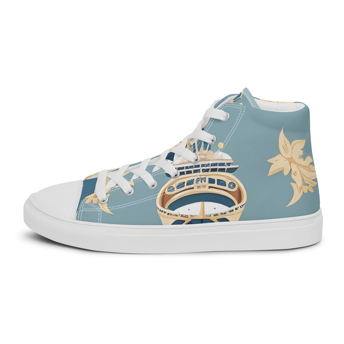 Women’s high top canvas shoes