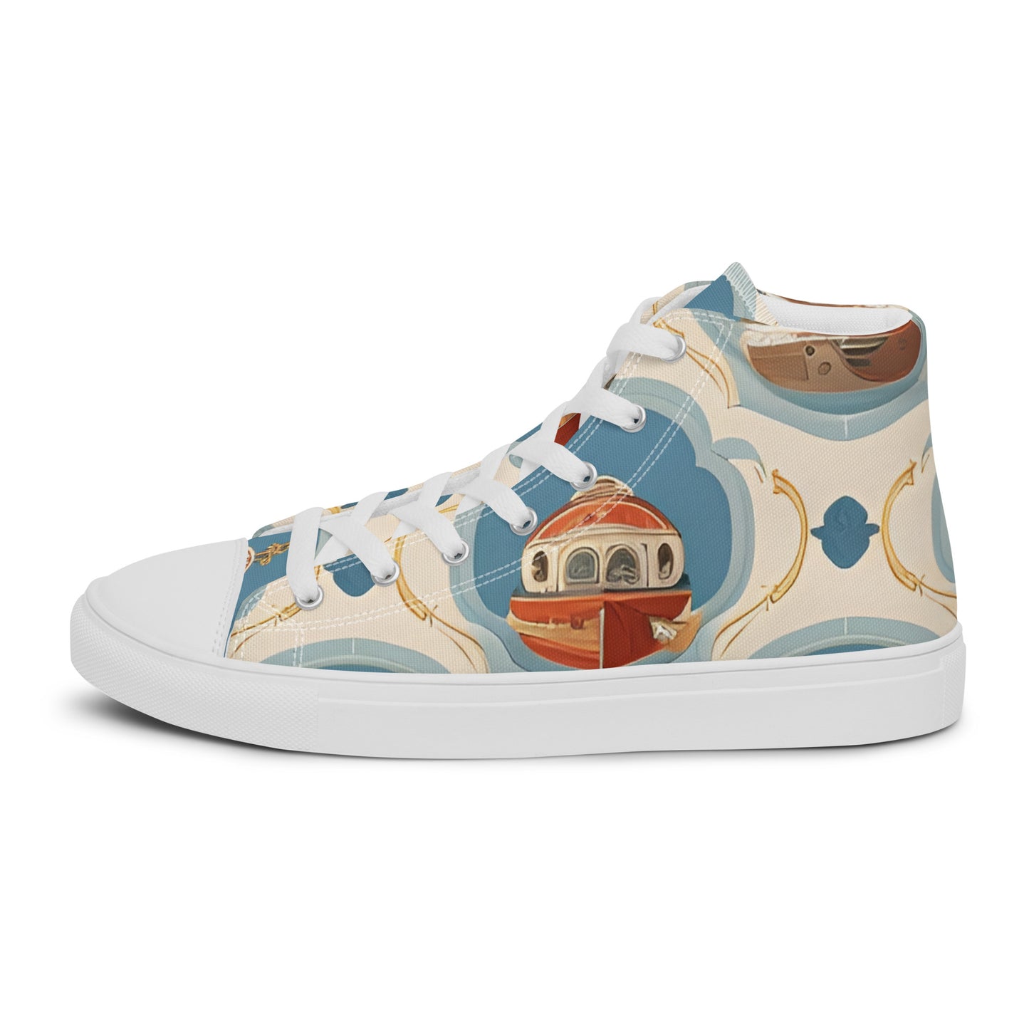 Women’s high top canvas shoes