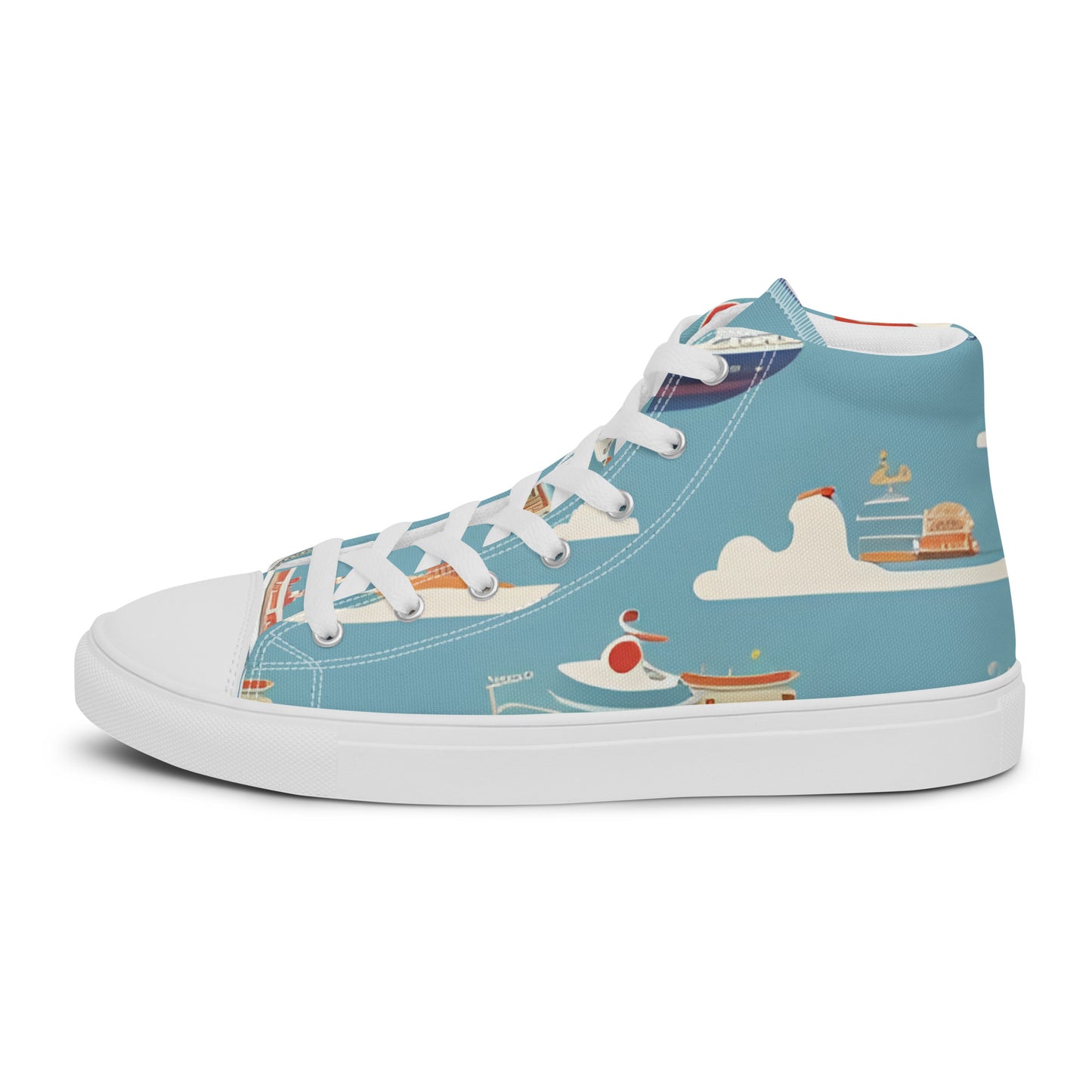 Women’s high top canvas shoes