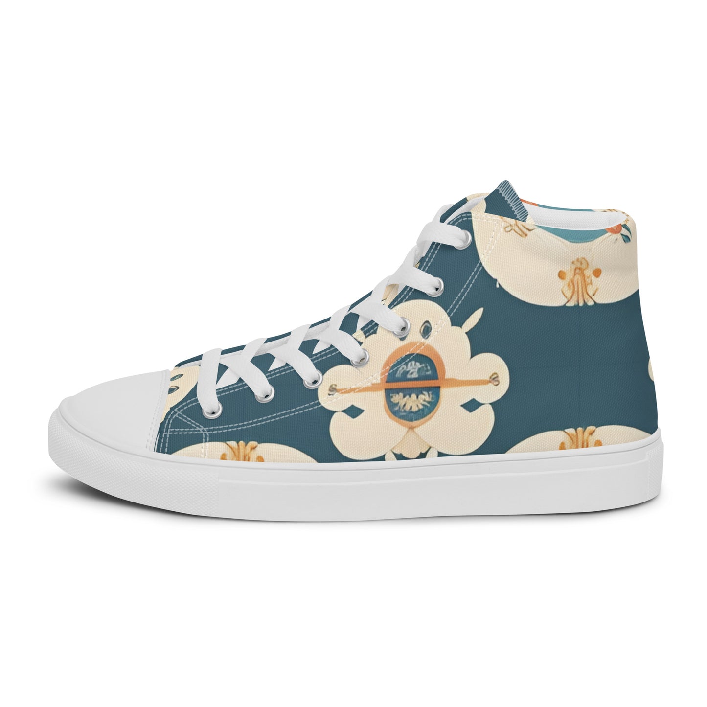 Women’s high top canvas shoes