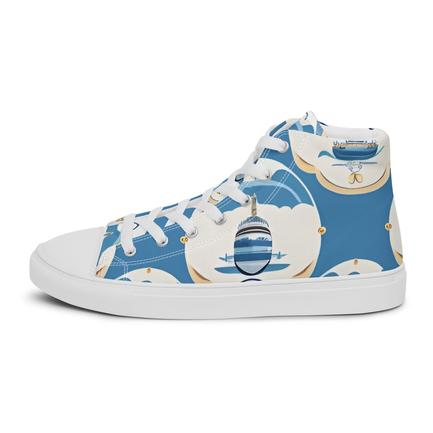 Women’s high top canvas shoes