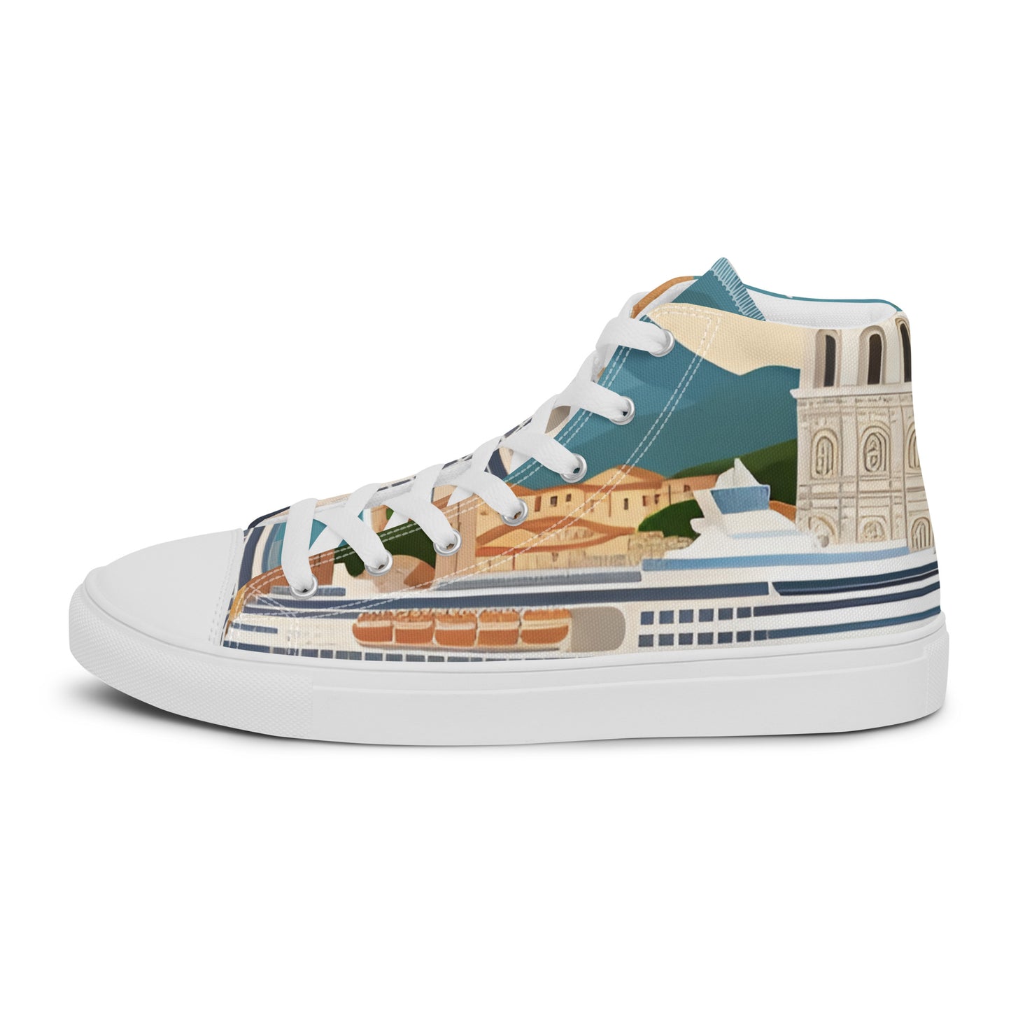 Women’s high top canvas shoes