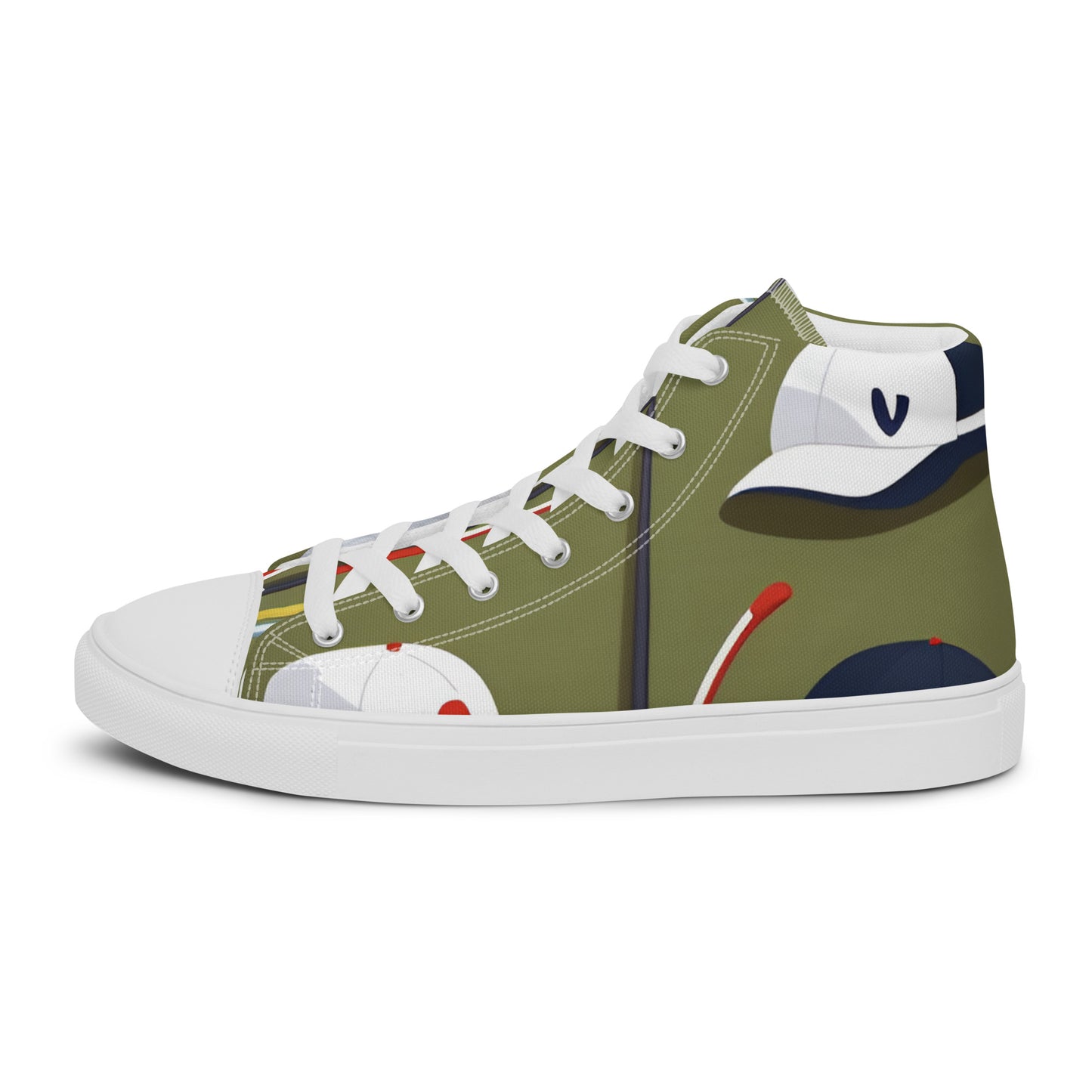 Women’s high top canvas shoes