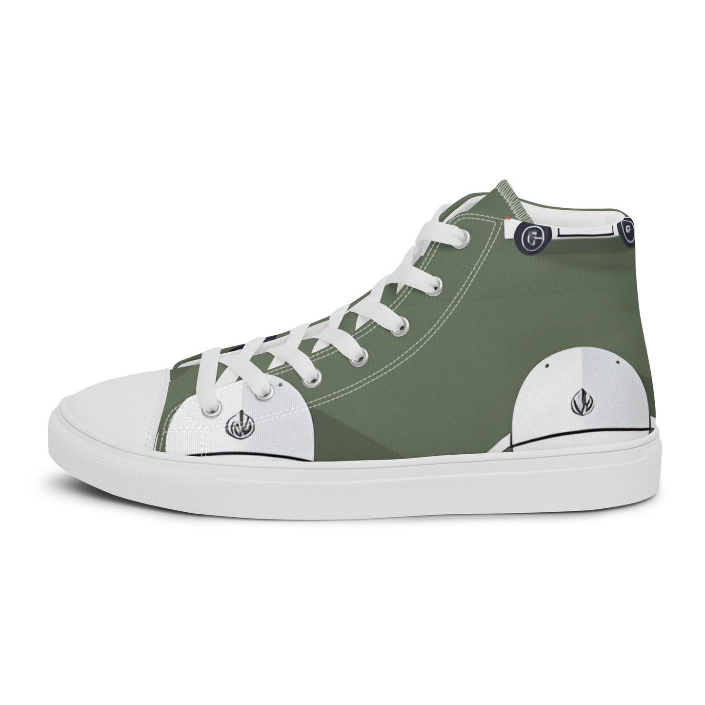 Women’s high top canvas shoes