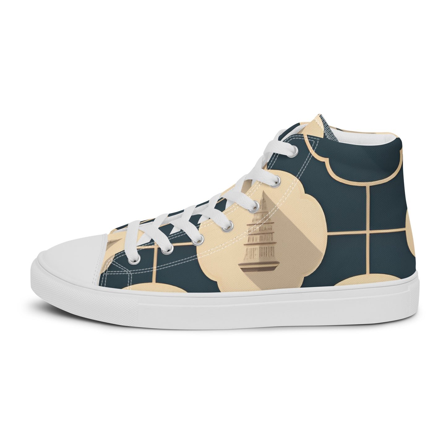 Women’s high top canvas shoes