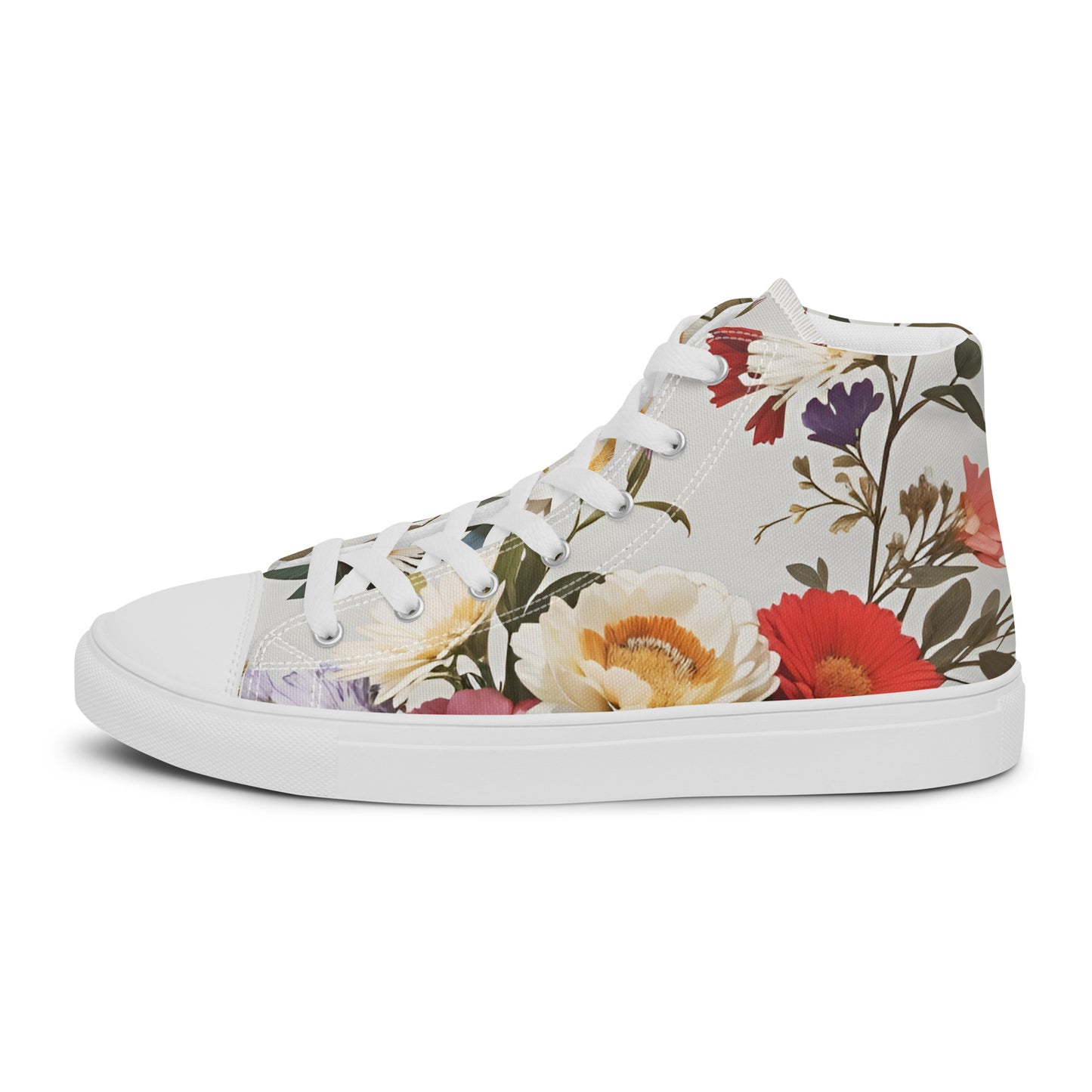 Women’s high top canvas shoes