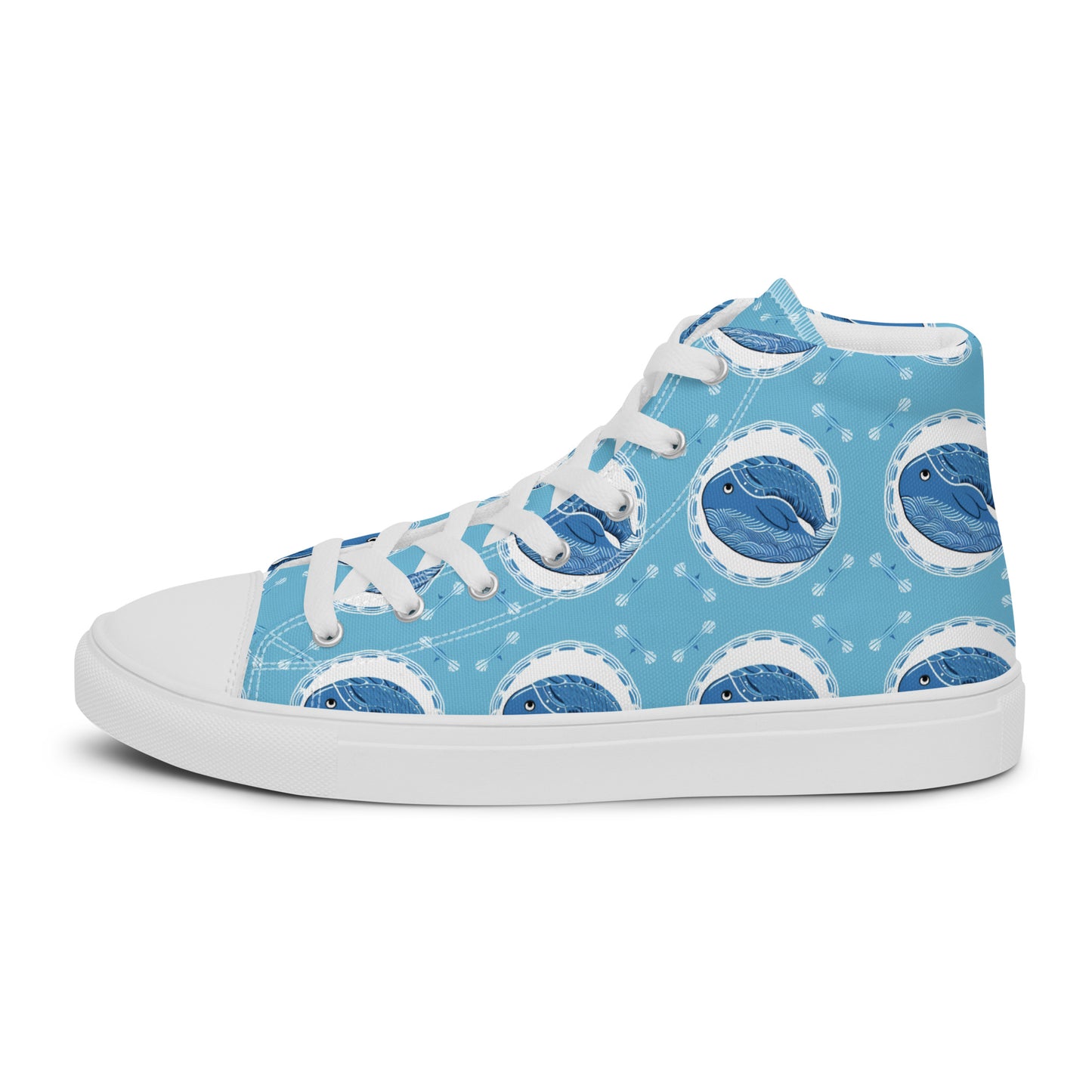 Women’s high top canvas shoes