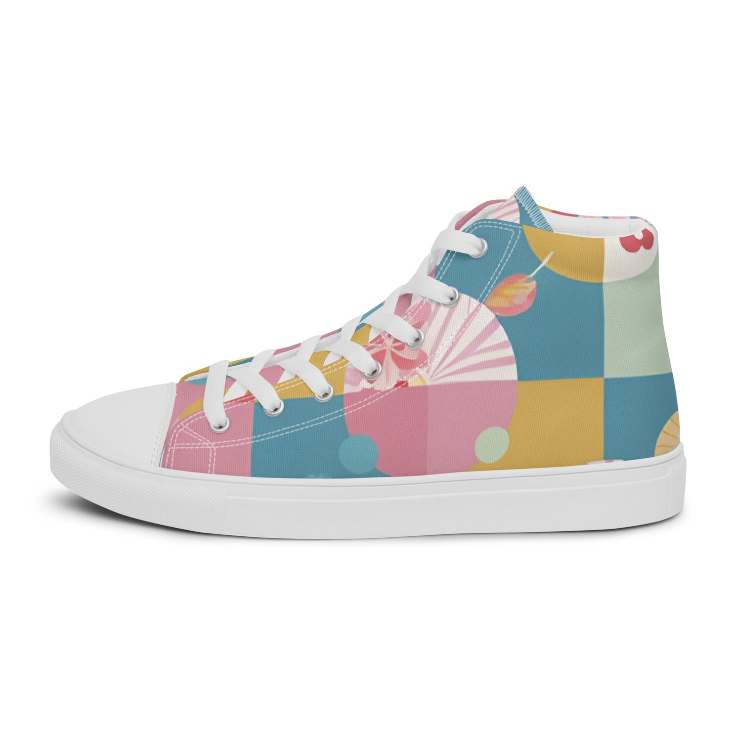 Women’s high top canvas shoes