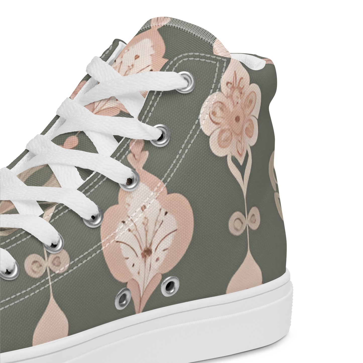 Women’s high top canvas shoes