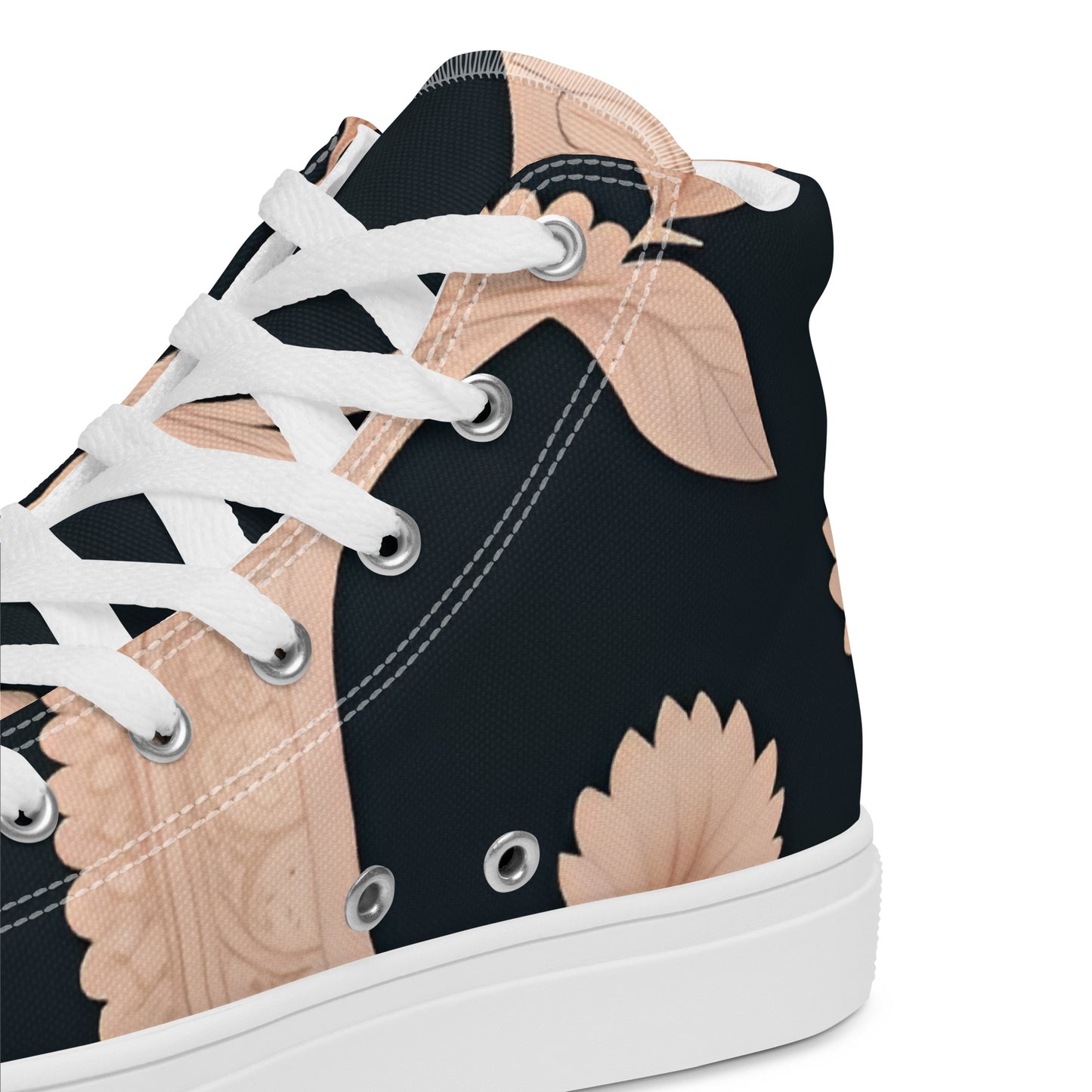 Women’s high top canvas shoes