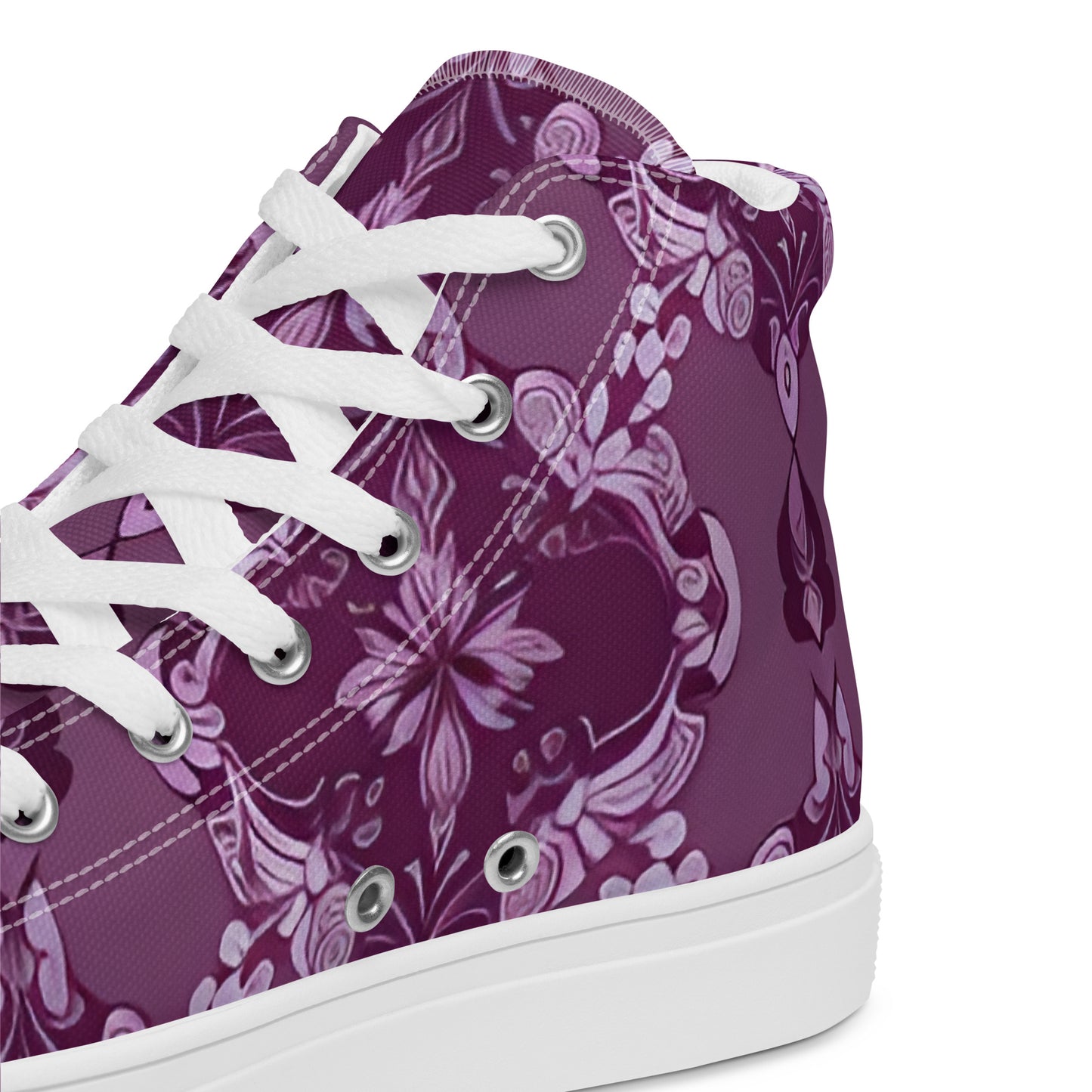 Women’s high top canvas shoes