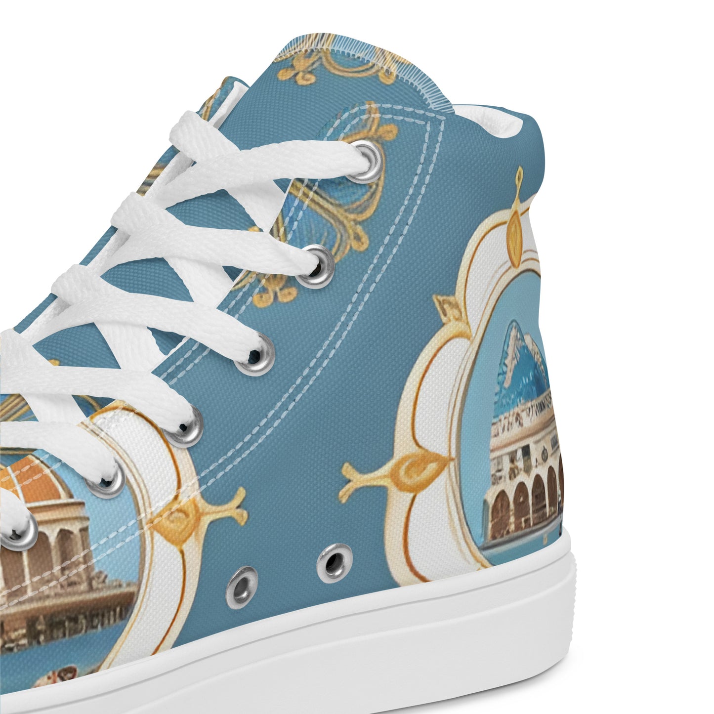 Women’s high top canvas shoes