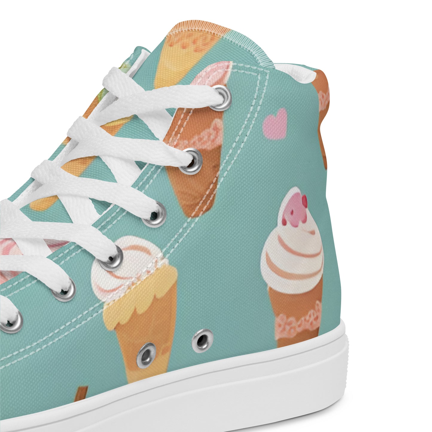 Women’s high top canvas shoes