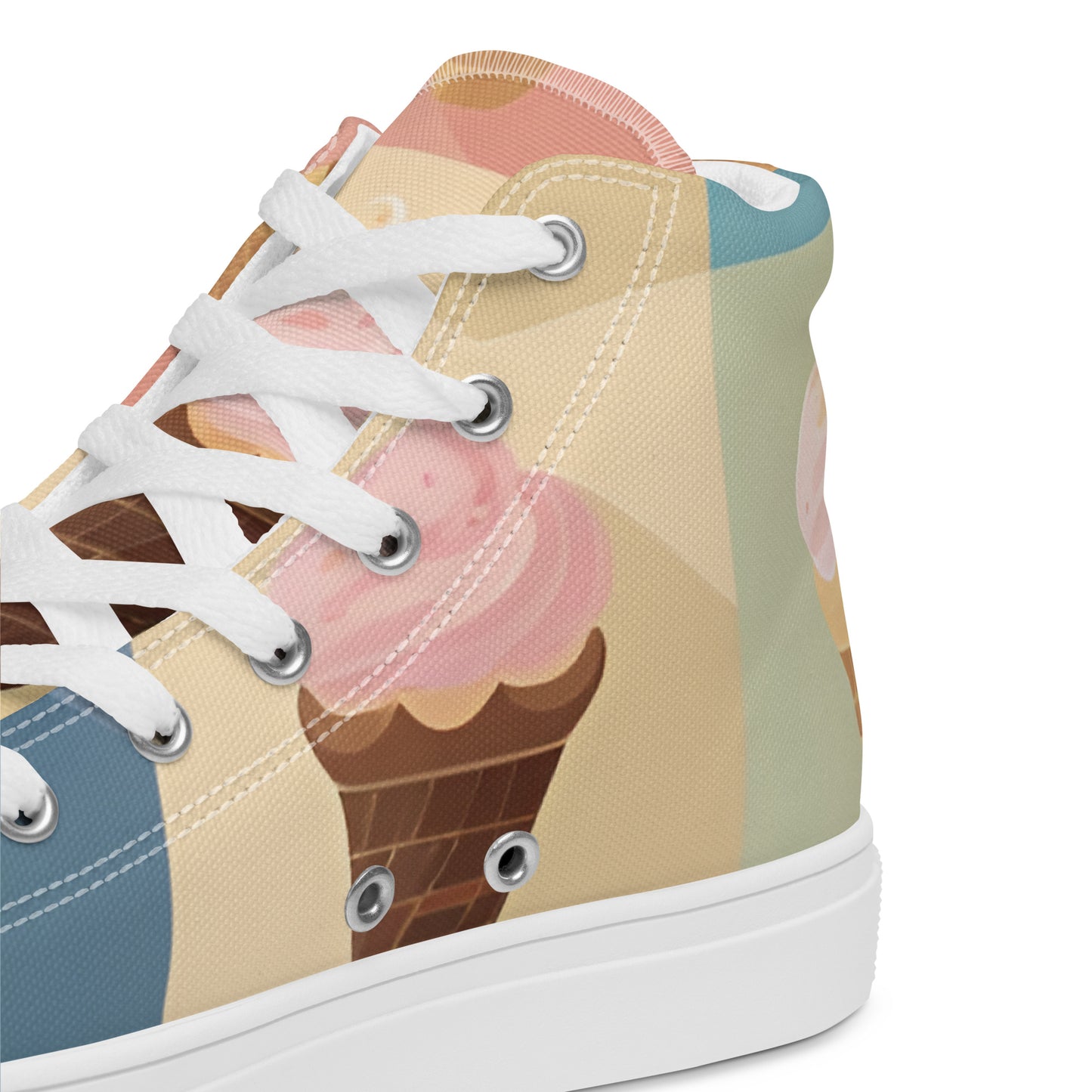 Women’s high top canvas shoes