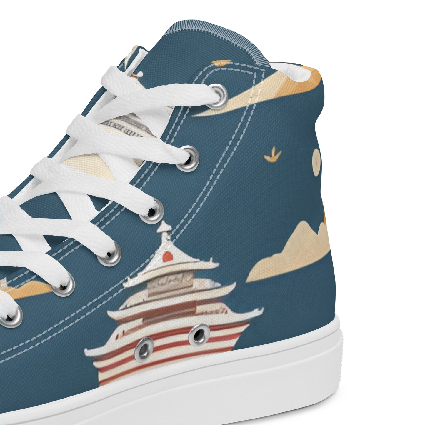 Women’s high top canvas shoes