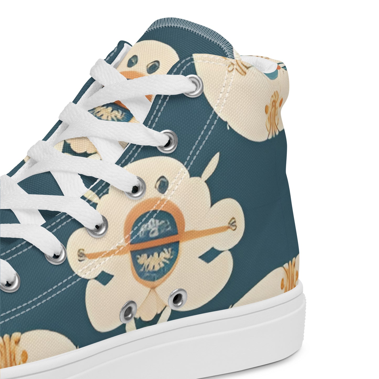 Women’s high top canvas shoes