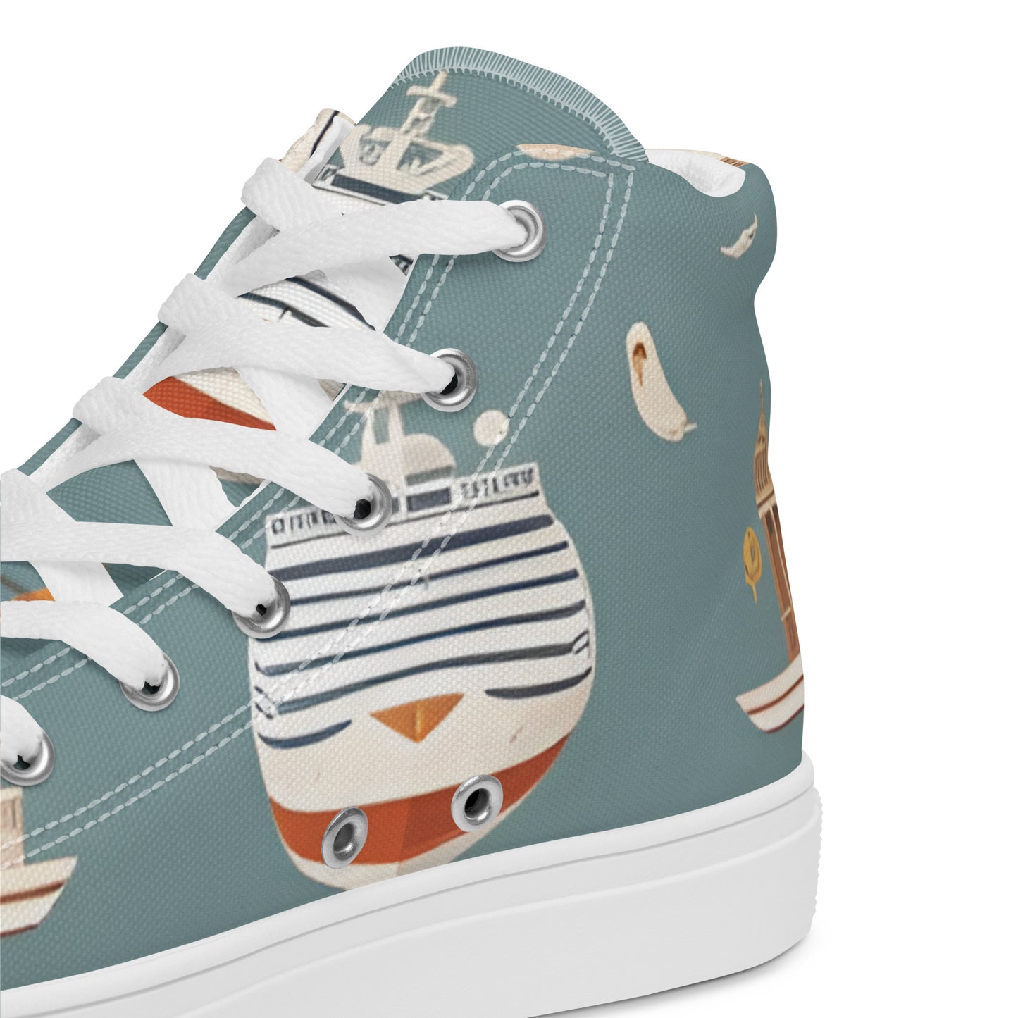 Women’s high top canvas shoes