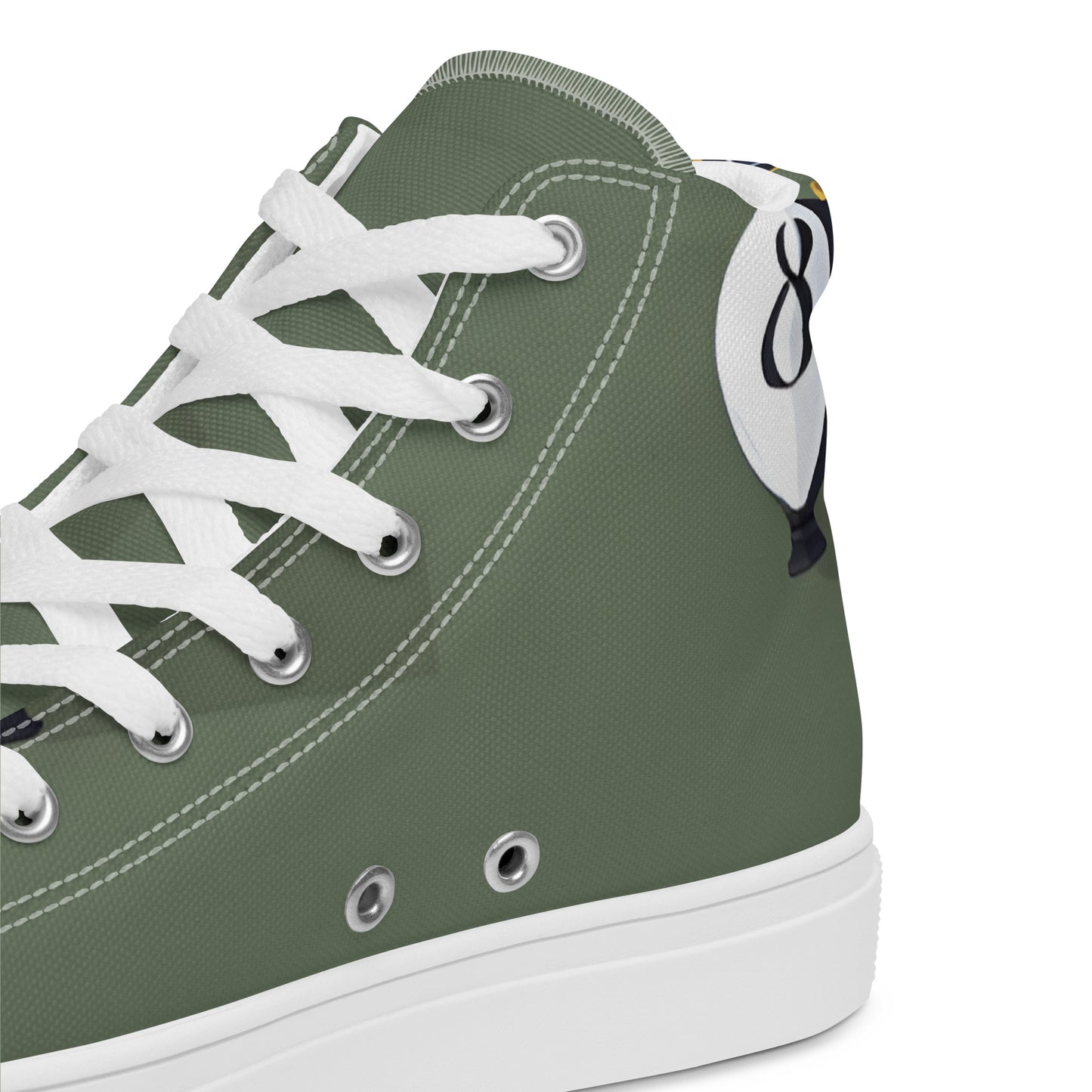 Women’s high top canvas shoes