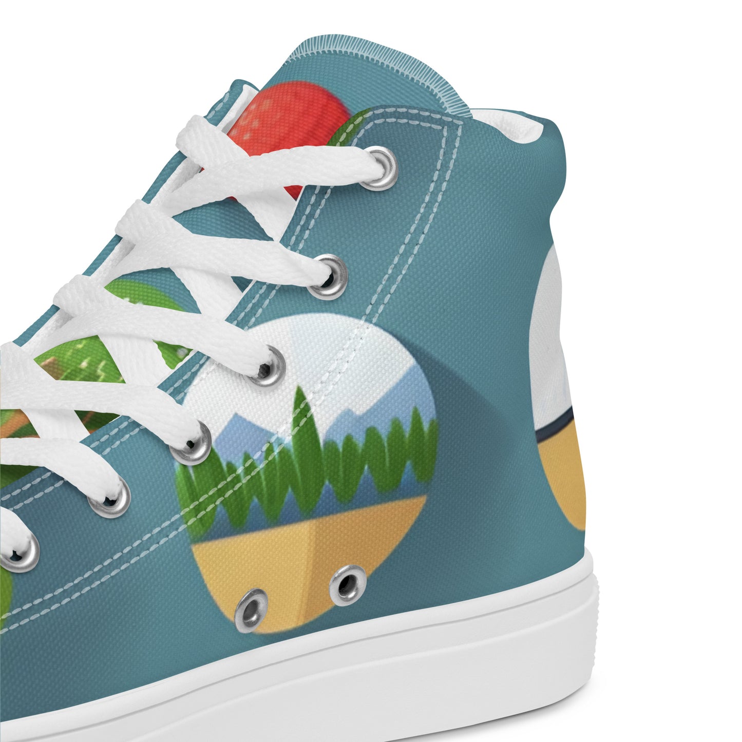 Women’s high top canvas shoes