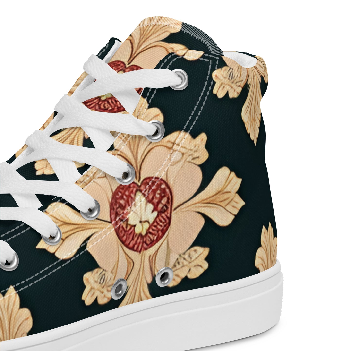 Women’s high top canvas shoes