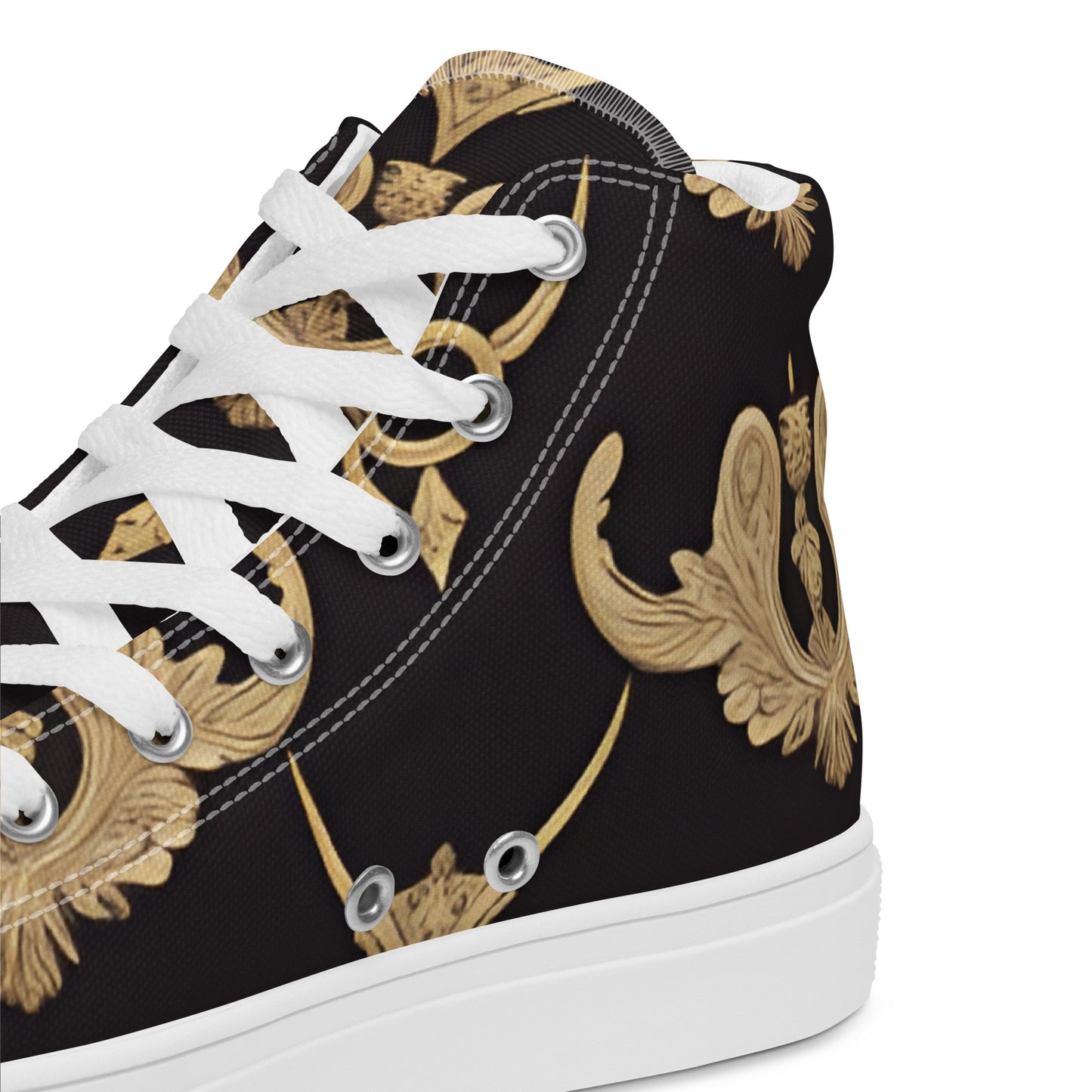 Women’s high top canvas shoes