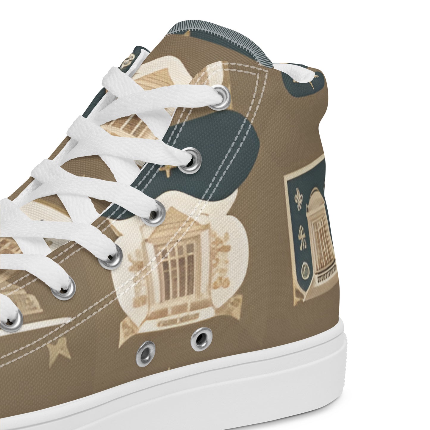 Women’s high top canvas shoes