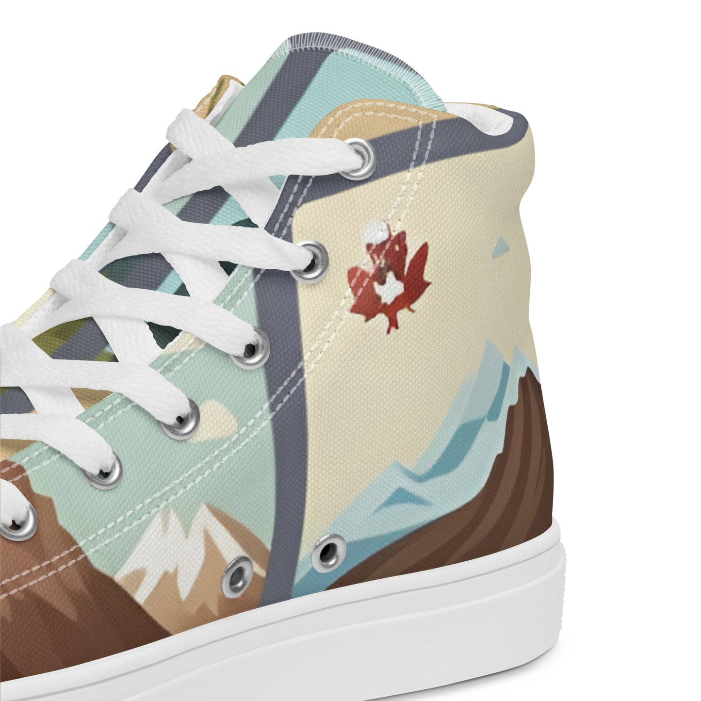 Women’s high top canvas shoes