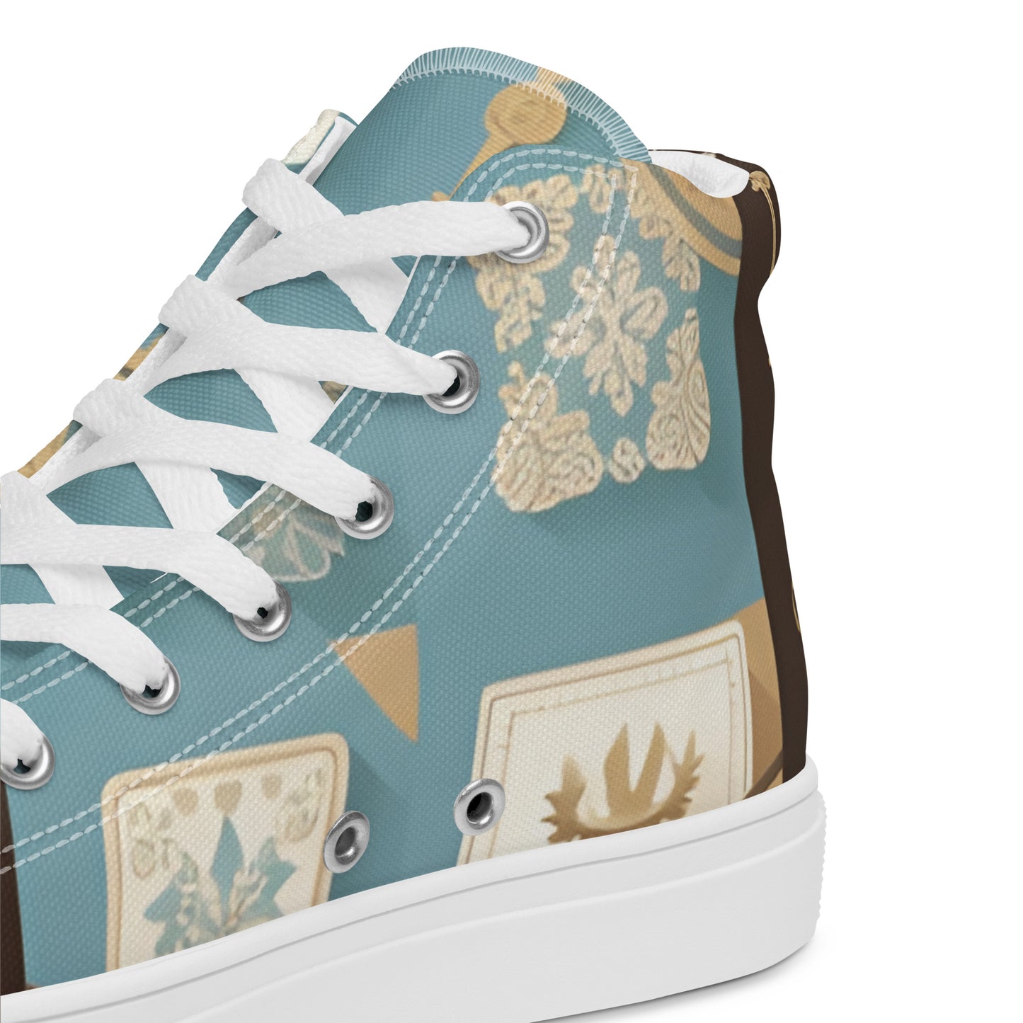 Women’s high top canvas shoes