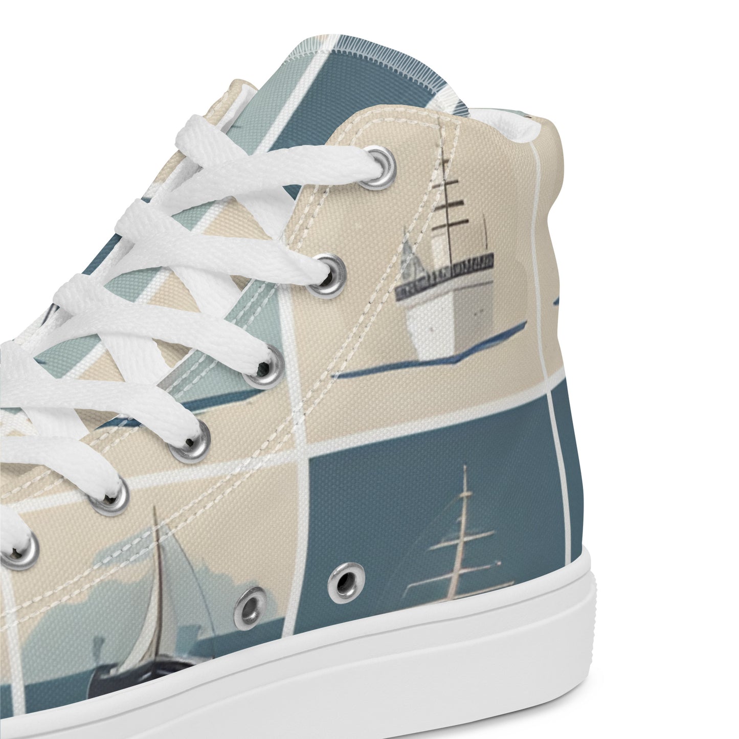 Women’s high top canvas shoes