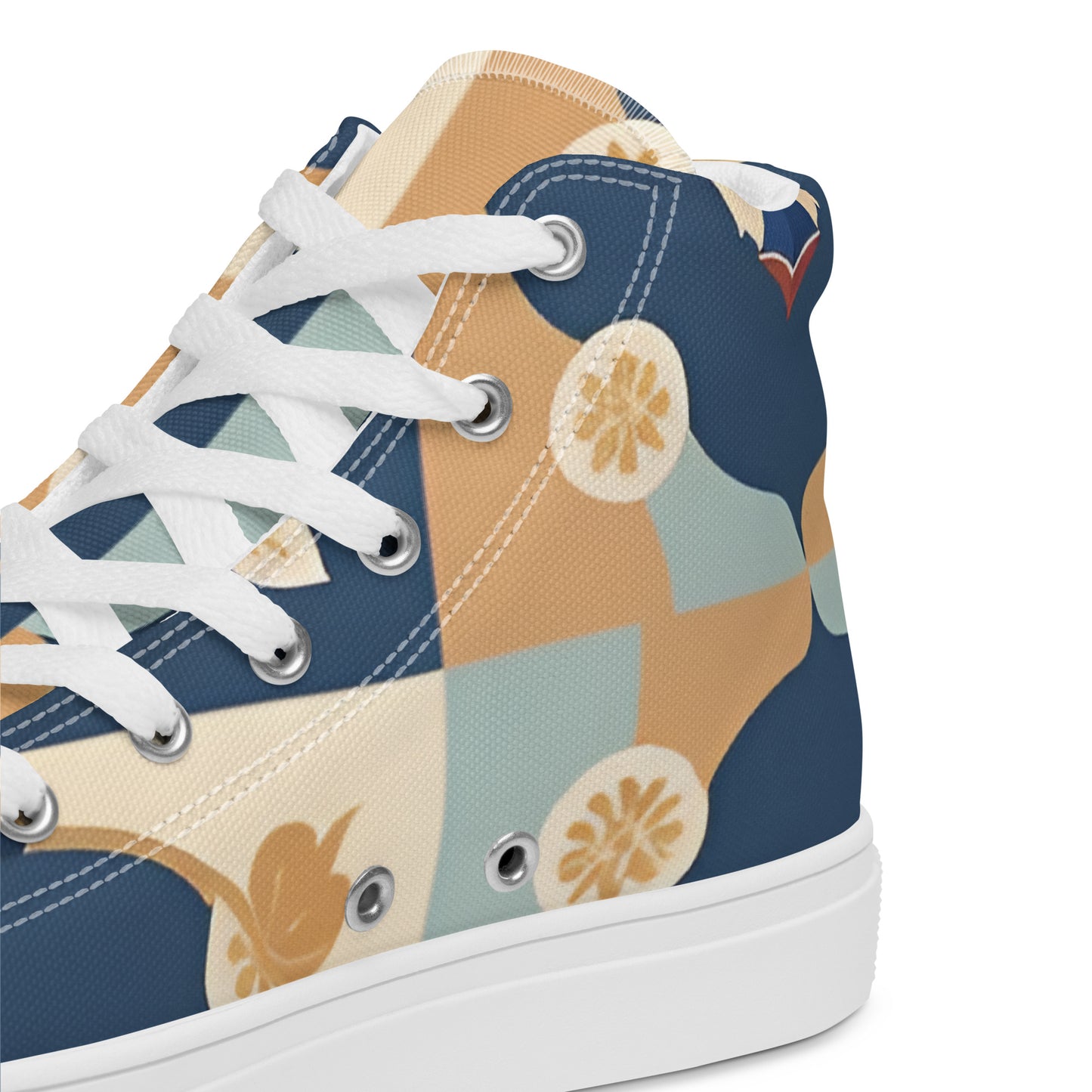 Women’s high top canvas shoes