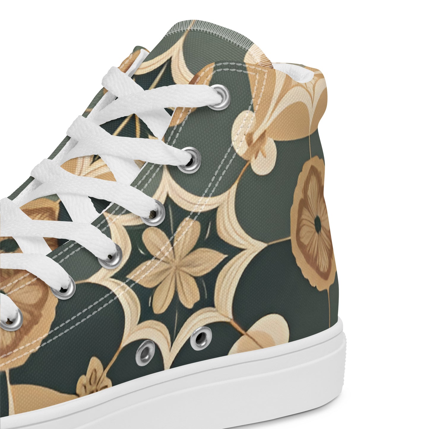 Women’s high top canvas shoes