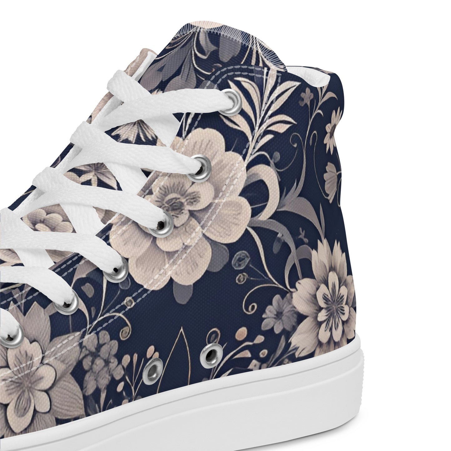 Women’s high top canvas shoes