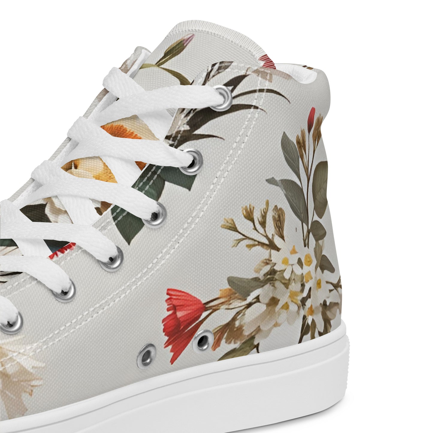 Women’s high top canvas shoes