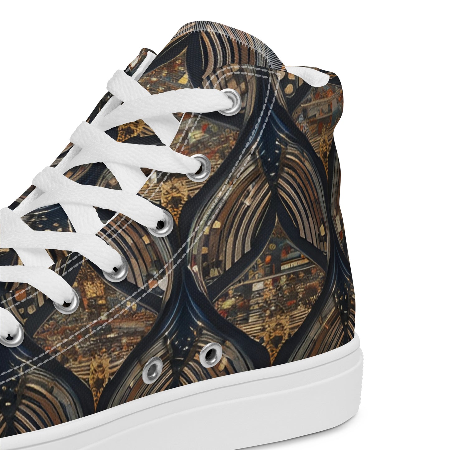 Women’s high top canvas shoes