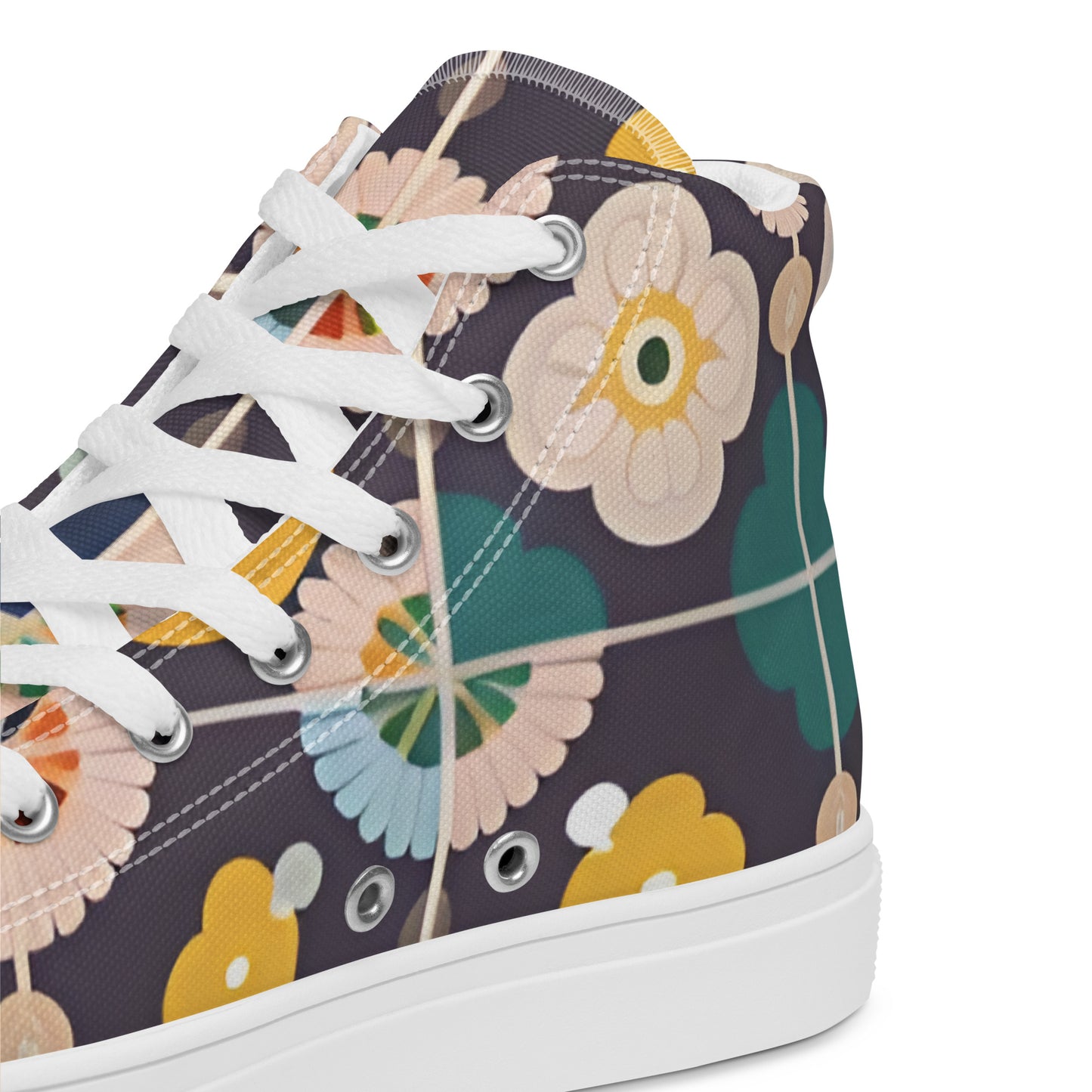 Women’s high top canvas shoes